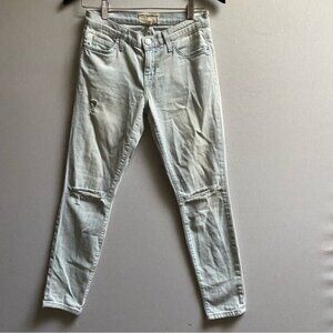 Current/ Elliot The Stiletto Skinny Frayed Jeans Sz 25